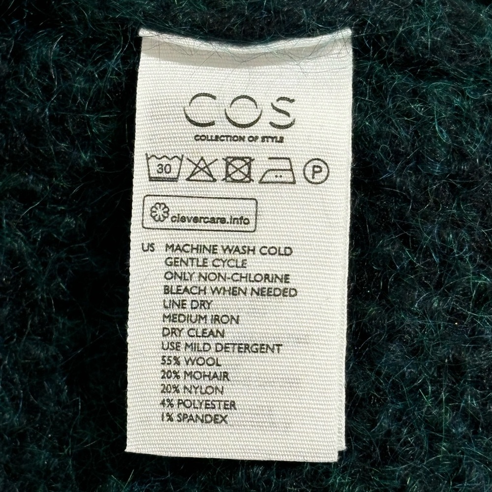 COS Merino Wool/ Polyester blend Sweater Size S - Picture 10 of 10